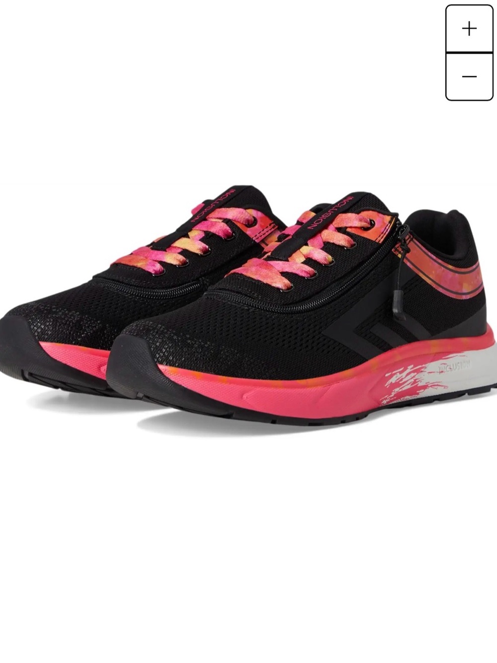 Big kid Billy Black and Pink Athletic Sneakers
Size 5 wide